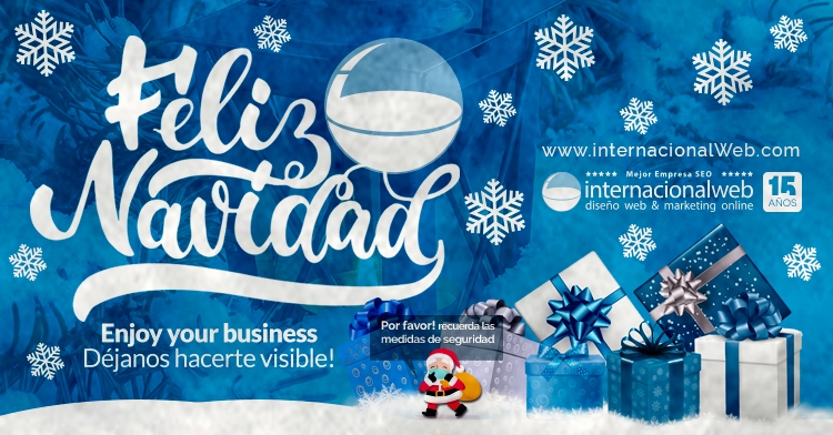 ¡Ya es Navidad! Y con su llegada queremos asegurarnos de que todas las personas que han formado parte de InternacionalWeb a lo largo de este año reciban una calurosa y afectiva felicitación navideña.
 