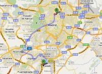Únicamente es necesario introducir el origen y el destino del viaje en Google Maps 